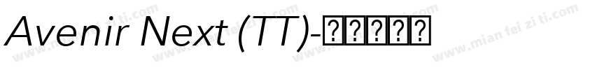 Avenir Next (TT)字体转换